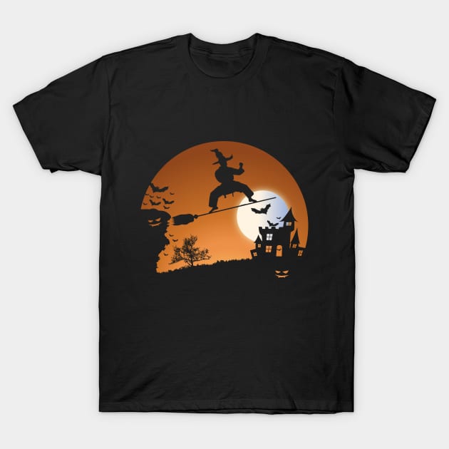 karate halloween T-Shirt by khalid12